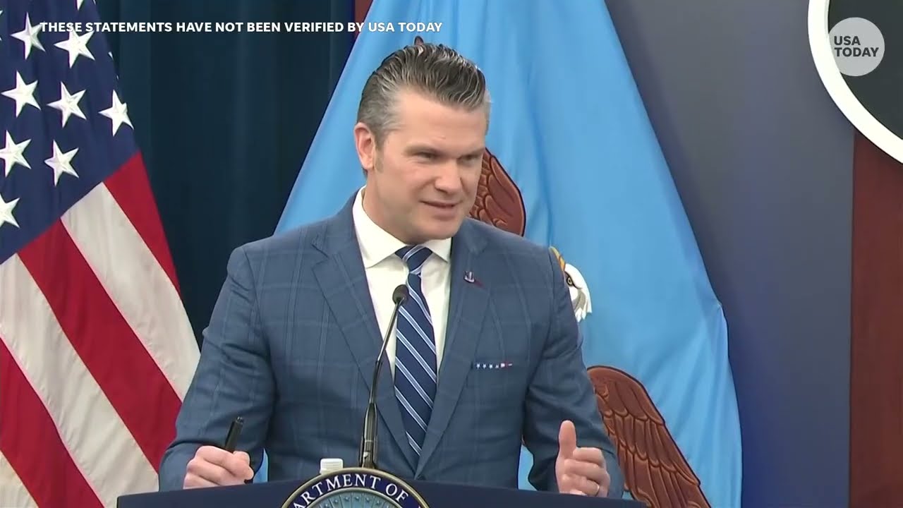 US-Iran ceasefire, Strait of Hormuz and nuclear enrichment questions taken by Pete Hegseth amid war