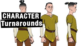 Make Confident Character Turnarounds