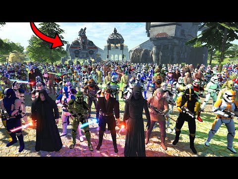 Epic NEW Star Wars Battle Simulator!? - Men of War: Ultimate Star Wars Mod