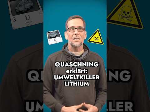 Video Thumbnail: Quaschning erklärt: Umweltkiller Lithium 😲 #lithium #eauto