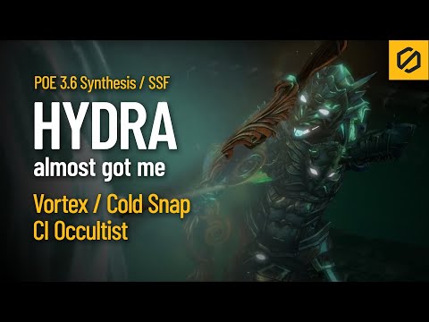 Path of Exile 3.6 Synthesis - Vortex Cold Snap CI Occultist VS. Hydra