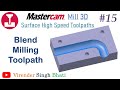 Mastercam Mill 3D Blend Milling Toolpaths How To Become VMC Programmer In Mastercam