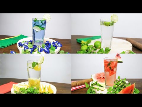 How To Make Mojito Drinks 😋 |Virgin Mojito |Orange Mojito |Butterfly Pea Flower & Watermelon Mojito