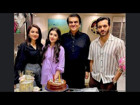 yumna zaidi Birthday celebration|| Wahaj ali || haroon kadwani | Tere bin