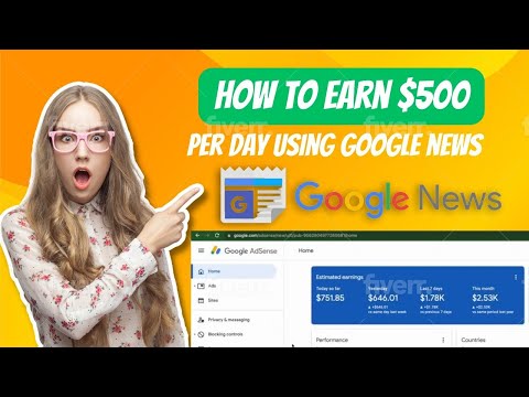 How to earn $500 PER DAY using Google News | Make Money Online 2023