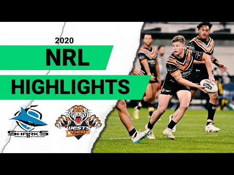 NRL Highlights | Sharks v Wests Tigers Match Highlights | Round 3 2020 | Telstra Premiership | NRL
