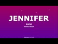 Jennifer - Guchi (karaoke)