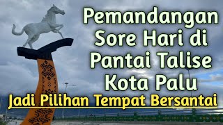 Download lagu Suasana Sore Hari di Anjungan Pantai Talise Kota Palu #policecreative  mp3
