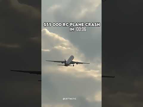 $50000 RC PLANE CRASH #rcplane #planecrash #aviation