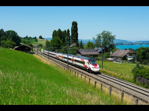 Treni a Spiez - 23 e 24 Giugno 2020 - Parte 2 - Al rettilineo di Spiez