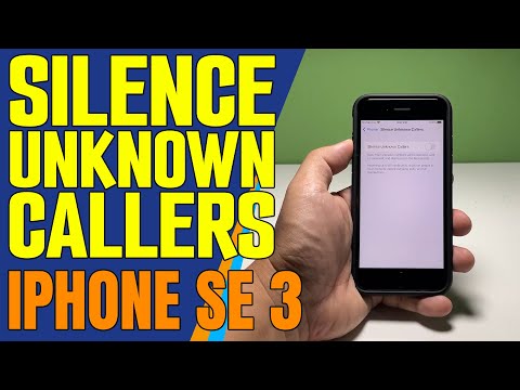 How To Enable Or Disable Silence Unknown Callers On iPhone SE 3