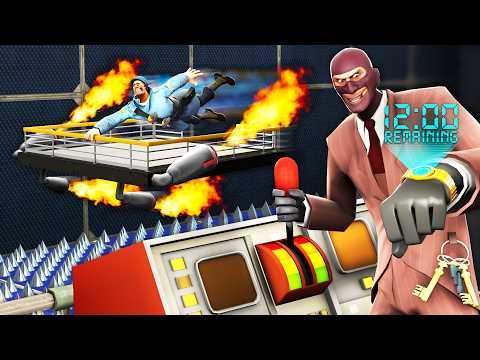 Co-op TF2 escape room, but one person secretly sabotages