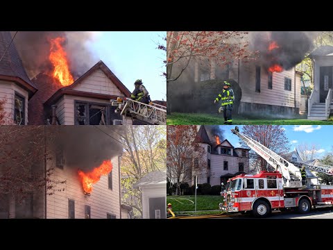 Passaic Fire Department High St 3rd Alarm House Fire 4-13-21