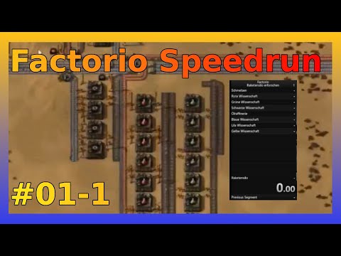 Schnelligkeit zahlt sich aus! --- Factorio Speedrun 1 #1