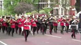 Cavalry Sunday:  Household Cavalry at Memorial and Bands