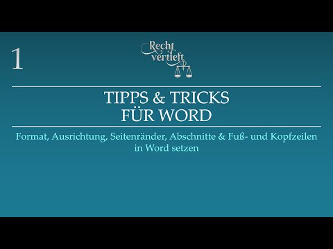 Formatting a scientific paper correctly - #1 Tips & Tricks for MS Word