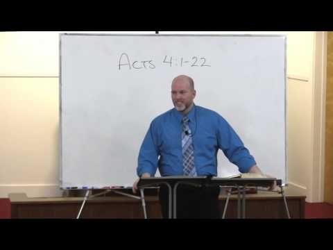 Acts 4:1-22 - The First Arrest and Inquisition