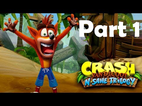 CRASH BANDICOOT N SANE TRILOGY Walkthrough Gameplay Part 1 - Crash (PS4)