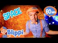 Blippi Goes To Space Rockets And Vehicles For Children Educational Videos For Kids