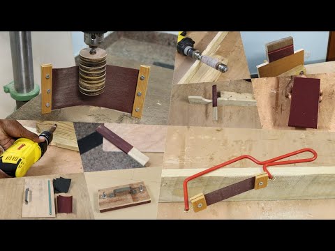 10 Amazing Sandpaper Hacks | Sanding Tip & Tricks | DIY | GK's Wooden Workshop
