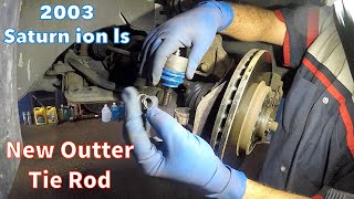 How to replace tie rod on 2003 Saturn ls