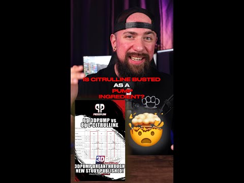 3DPump Breakthrough STUDY: More PUMPS Per Gram vs Citrulline!