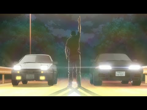 Initial D Legend 2 Takumi vs Takeshi (Sub español) [Eurobeat Edition]
