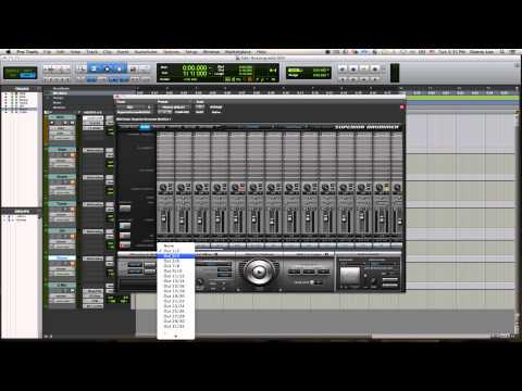 Superior Drummer Routing in ProTools