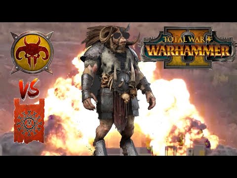 THE DREADED LORD OF BEASTS ! Beastmen vs Skaven - Total War Warhammer 2