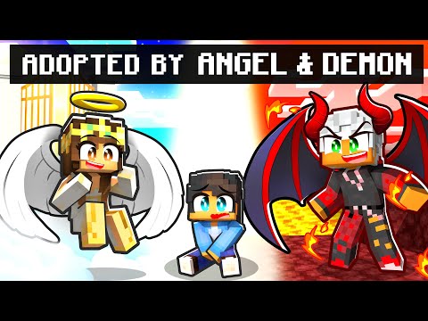 Adopted by angel/demon family in Minecraft?!