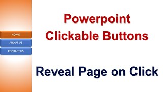 Powerpoint clickable buttons | Easy Powerpoint Tutorial and tips tricks