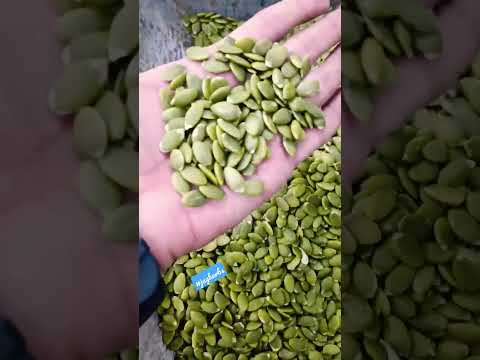 Natural green pumpkin seeds, packaging type: loose