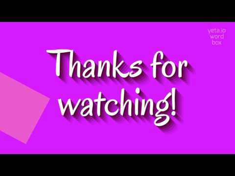 How to say "bonser"! (High Quality Voices)