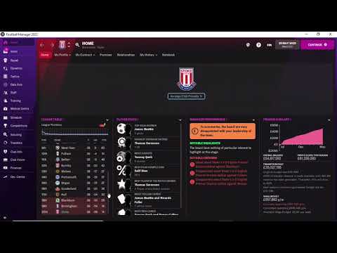 Football Manager 2022 - Catenaccio tactic sim FM10 DB - Stoke - YouTube
