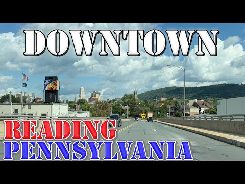 Reading - Pennsylvania - 4K Downtown Drive