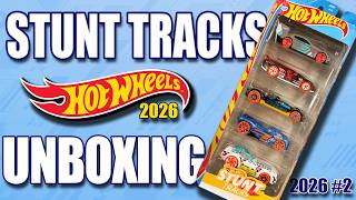 Unboxing 2026 Hot Wheels Stunt Tracks 5-Pack!