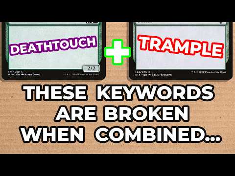 Players get these combat mechanics wrong, let me explain - Deathtouch & Trample - MTG Rules