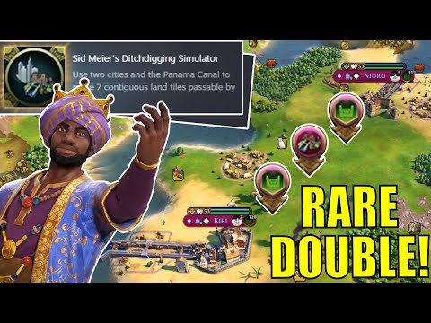 Civ 6 | TWO Of The Hardest Civ 6 Achievements, Can We Do It??? – (#3 Deity Sundiata Civilization VI)