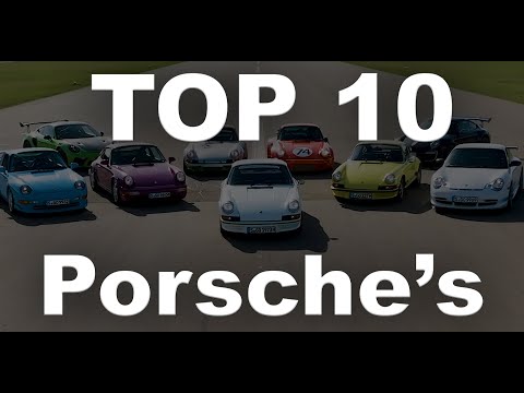 Top 10 Best Porsches - Last Six Decades. Collect | 911 ST 918 Spyder 959 Turbo S 50 R RS and more!