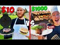 10 Vs 1000 EXTREME BBQ Challenge BUDGET BATTLE