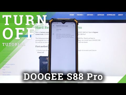 How to Turn Off Google Assistant in Doogee S88 Pro?