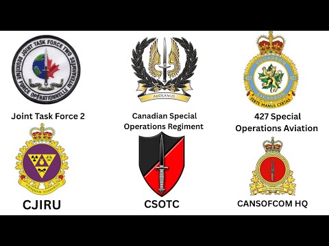 Every Canadaian Special Operations Forces Command Units