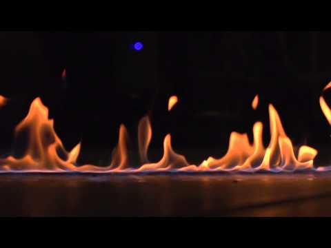 Fire in slow motion