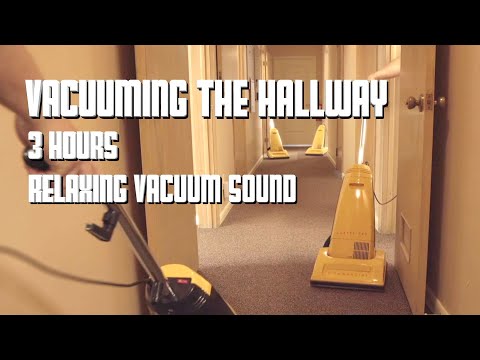 Vacuuming the Hallway - 3 Hours Relaxing Vacuum Cleaner Hoover Sound