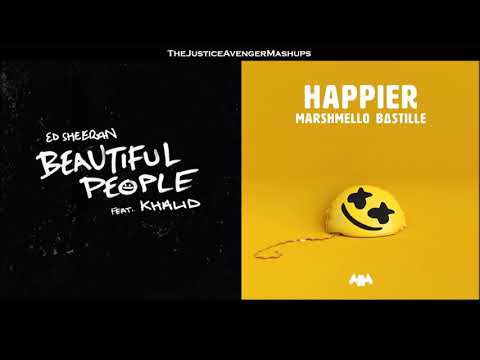 Ed Sheeran & Khalid VS Marshmello - Happier People (Mashup)