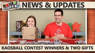 News (2014-06-19): Kaosball Contest Winners and Two Gifts