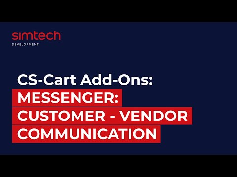 CS-Cart add-ons: Messenger: Customer - Vendor Communication