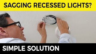 Fix a Sagging Recessed Light / Downlights / Pot lights 💡