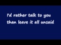 Krezip - All unsaid lyrics 