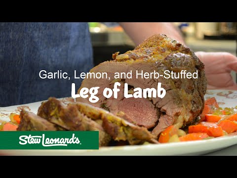 Garlic and Herb-Stuffed Leg of Lamb | Easter Dinner